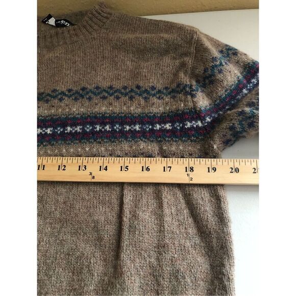 Vintage Jantzen Wool Blend Fair Isle Sweater - Made in USA (Size M) - Picture 7 of 12
